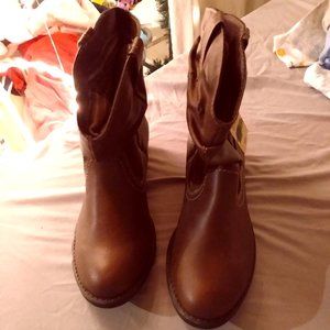 Route 66 Women's Tan Ankle Boots Size 8